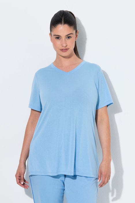 Funktionsshirt, antibakteriell, V-Ausschnitt, Halbarm