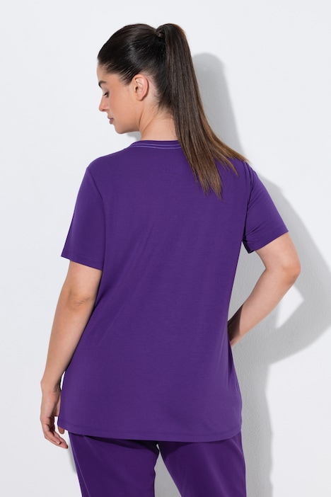 Funktionsshirt, antibakteriell, V-Ausschnitt, Halbarm