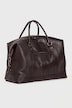 Sac Weekender#, en cuir d'agneau nappa