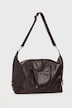 Sac Weekender#, en cuir d'agneau nappa