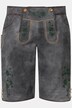 Trachten-Lederhose, Veloursleder, Stickerei