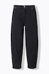 Ballonjeans, wijd model, stretchy denim, 5-pocket, elastische tailleband