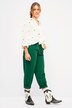 Ballonjeans, wijd model, stretchy denim, 5-pocket, elastische tailleband