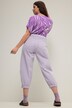 Ballonjeans, wijd model, stretchy denim, 5-pocket, elastische tailleband