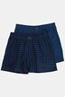 Boxers en lot de 2, jersey à carreaux - jusqu'à la taille 18