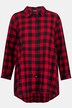 Buffalo Check Button Front Tunic Shirt
