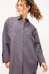 Hemdbluse, oversized, Hemdkragen, Langarm