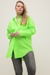 Hemdbluse, oversized, Hemdkragen, Langarm