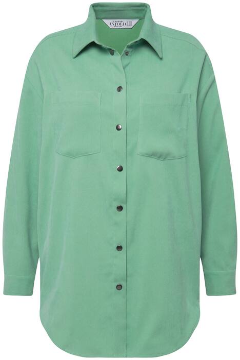 Manšestrová košile, oversize, límeček, dlouhé rukávy