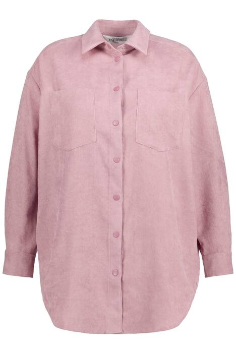 Manšestrová košile, oversize, límeček, dlouhé rukávy