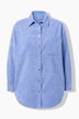Corduroy overhemd, oversized, overhemdkraag, lange mouw