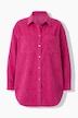 Corduroy overhemd, oversized, overhemdkraag, lange mouw