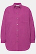 Cord-Hemd, Stretch, oversized, Hemdkragen, Langarm