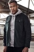 Camisa STHUGE, sobrecamisa, manga larga, pana, cremallera, corte moderno, cuello kent, hasta la talla 8 XL