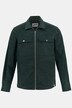 Camisa STHUGE, sobrecamisa, manga larga, pana, cremallera, corte moderno, cuello kent, hasta la talla 8 XL
