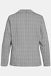 blazer, geruit dessin, oversized, reverskraag