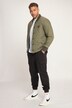 STHUGE quiltet jakke, vokset, collegekrave, ternet for, op til 8 XL