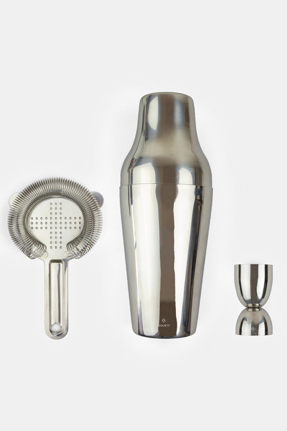 Grote Maten cocktail shaker, Heren, blauw, Maat: One Size, Metallic vezels, JP1880