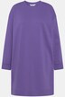 Sweatkjole, oversized, midilængde, rund hals, lange ærmer