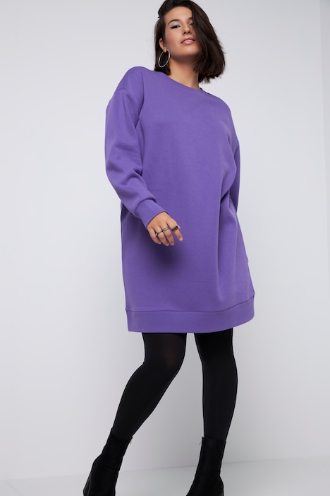 Plus size oversized sweatshirt dress best sale