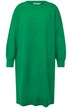 Úpletové šaty, oversize, midi délka, kulatý výstřih, dlouhé rukávy