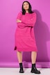 Strickkleid, oversized, Midikleid, Rundhals, Langarm