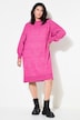 Strickkleid, oversized, Midikleid, Rundhals, Langarm