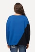 Pullover, Colorblocking, Oversized, V-Ausschnitt, Langarm