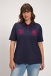 Embroidered Crests Short Sleeve Stretch Pique Polo Shirt