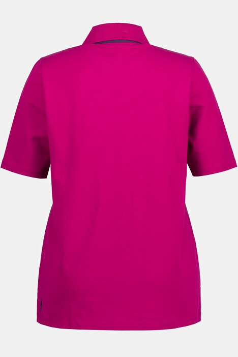 Poloshirt, Classic Fit, Polokragen, V-Ausschnitt