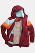 Funktionsjacke, Colorblocking, wattiert, wasserdicht
