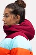 Funktionsjacke, Colorblocking, wattiert, wasserdicht