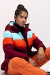 Funktionsjacke, Colorblocking, wattiert, wasserdicht