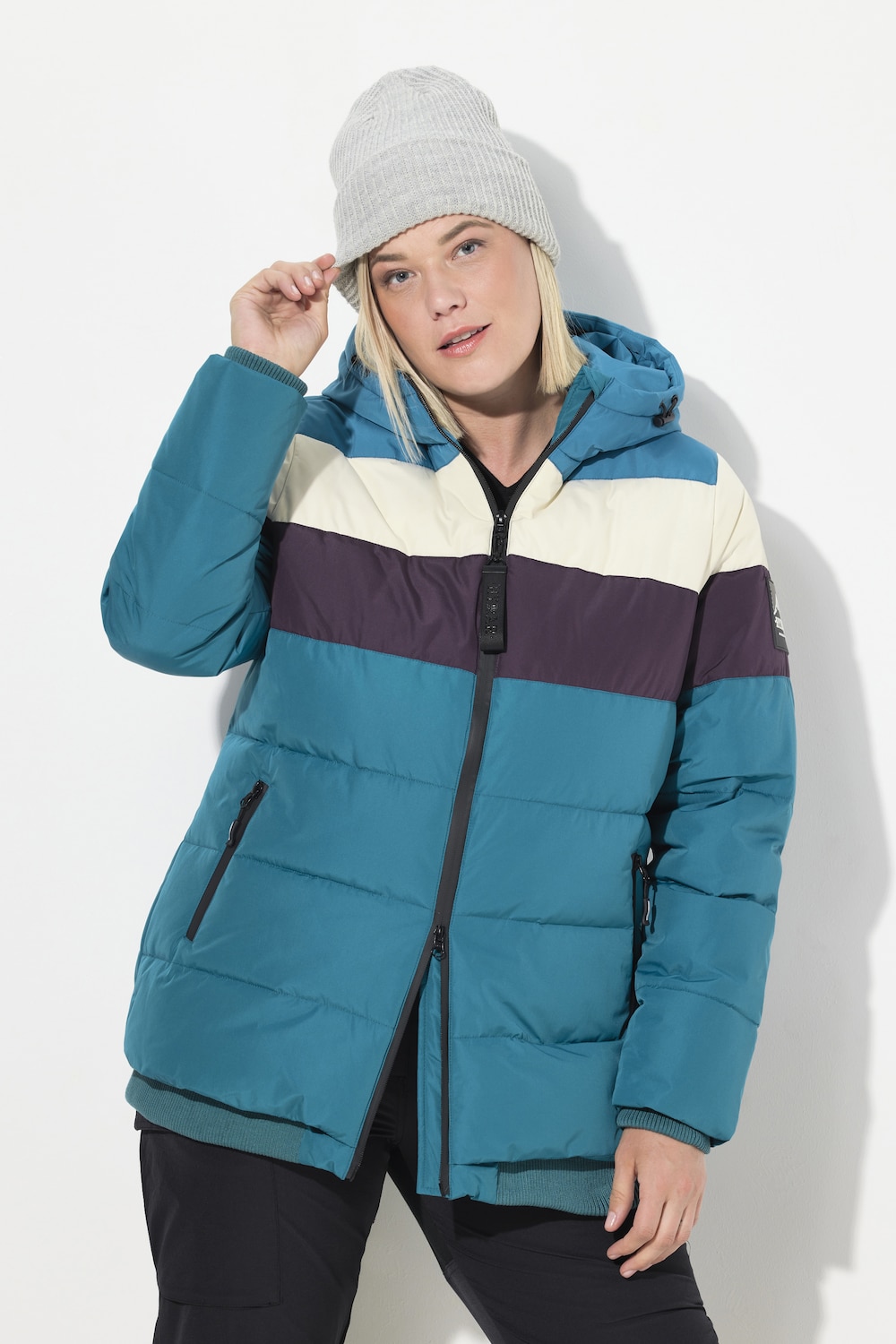 Große Größen Funktionsjacke, Damen, blau, Größe: 46/48, Ulla Popken