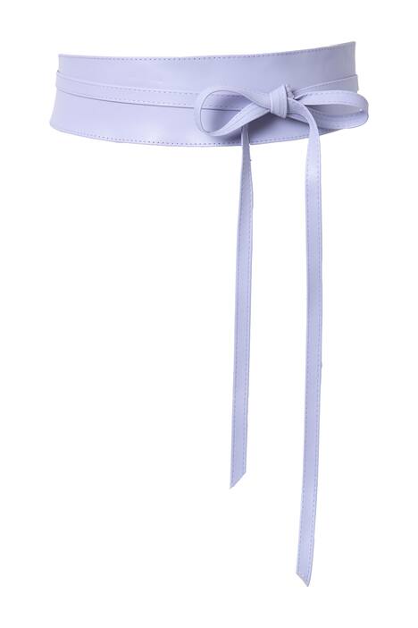 Kožený pásek, vázací, dlouhý