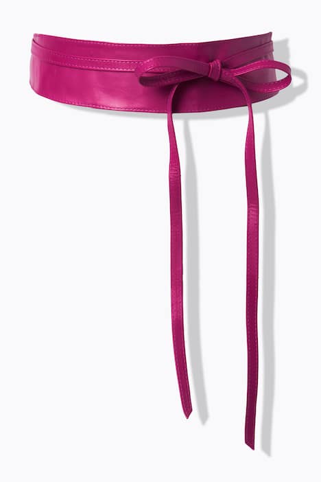 Leren ceintuur, strikceintuur, lange banden