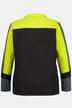 Thermal Colorblock Partial Zip Stretch Knit Top
