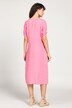 Leinen-Kleid Identity, lässig weit, Rundhalsausschnitt, Halbarm
