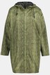 Regenmantel, wasserdicht, Snake Print, Kapuze, Zipper