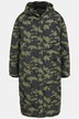 Camo Print Quilted Coat