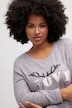 Genser, LOVE motiv, rund hals, langermet