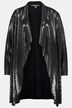 Sparkling Event Open Front Draped Jacket