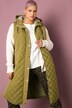 A-line Fit Long Quilted Vest