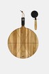 Pizzaschneider und Servierbrett-Set, Gentlemen's Hardware