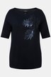 T-shirt, paljettblad, båtringning, kort ärm