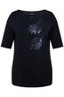 Tričko, flitrový motiv, lodičkový výstřih, krátké rukávy