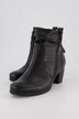 Stiefeletten, Jana Shoes, Raffung, Lederoptik, Weite H