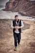 Gilet en polaire Outdoor JAY-PI avec col droit et poches