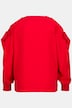 Bluse, Zierschleife, Cut-Out, V-Ausschnitt, Langarm