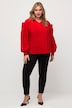 Bluse, Zierschleife, Cut-Out, V-Ausschnitt, Langarm